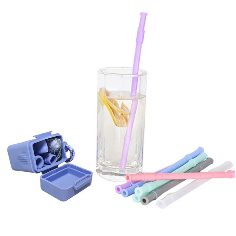 Colorful Pack SiliconeStraw Kit 2