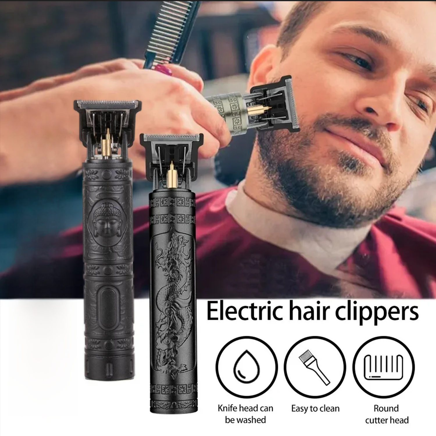 NEW Trimmer Cordless Hair Cutting Machine Clippers Shaver 6
