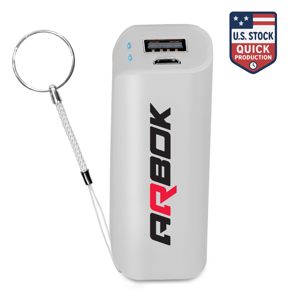 1200mAh Compact Power Bank With Keychain Included 8