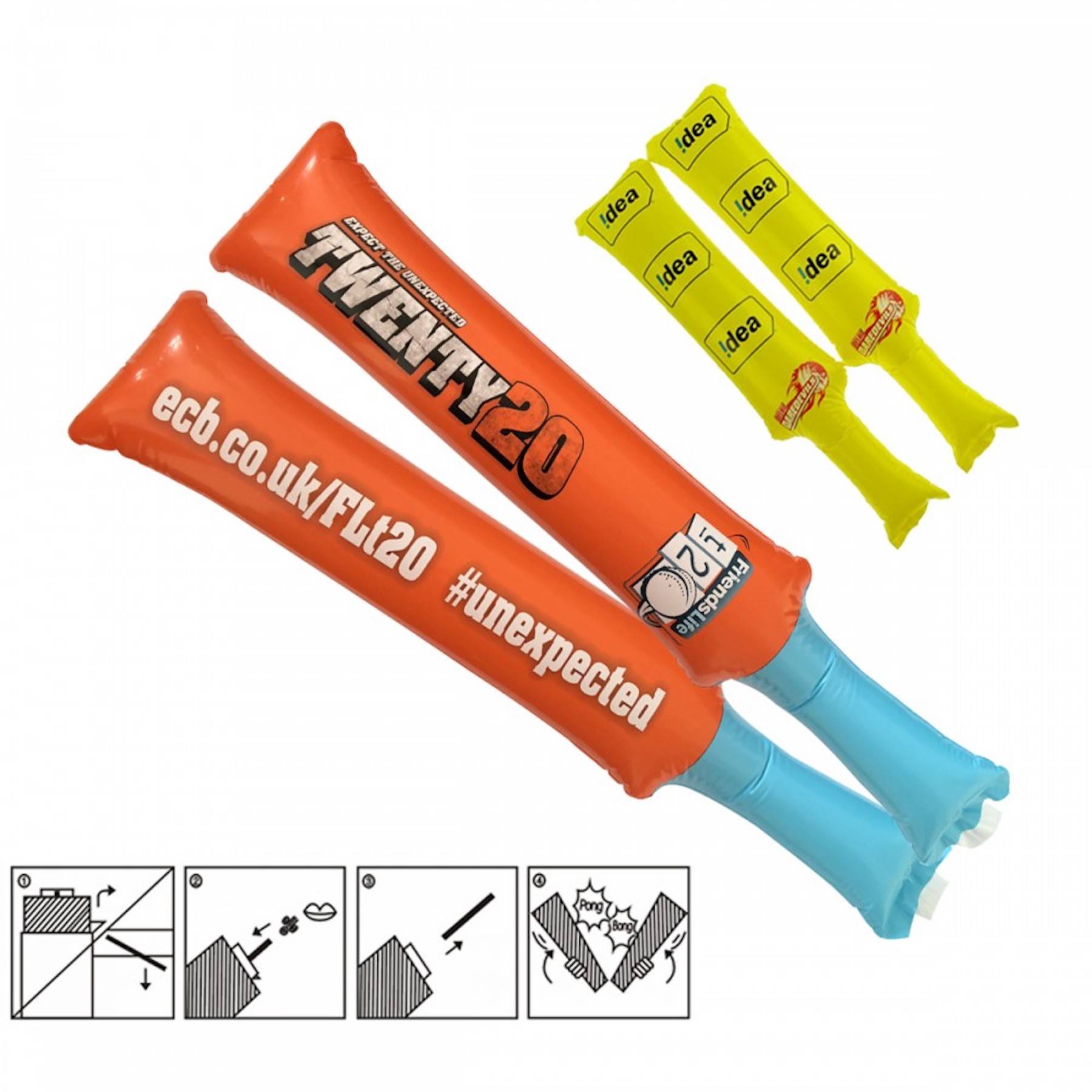 CRICKET BAT SHAPE THUNDER STICKS 2