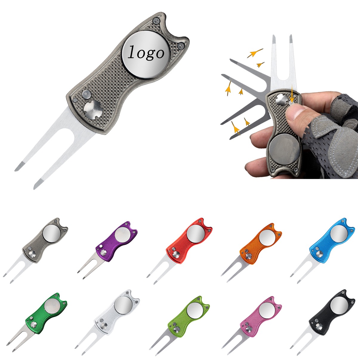 Stainless Steel Golf Course Lawn Repair Tools 3