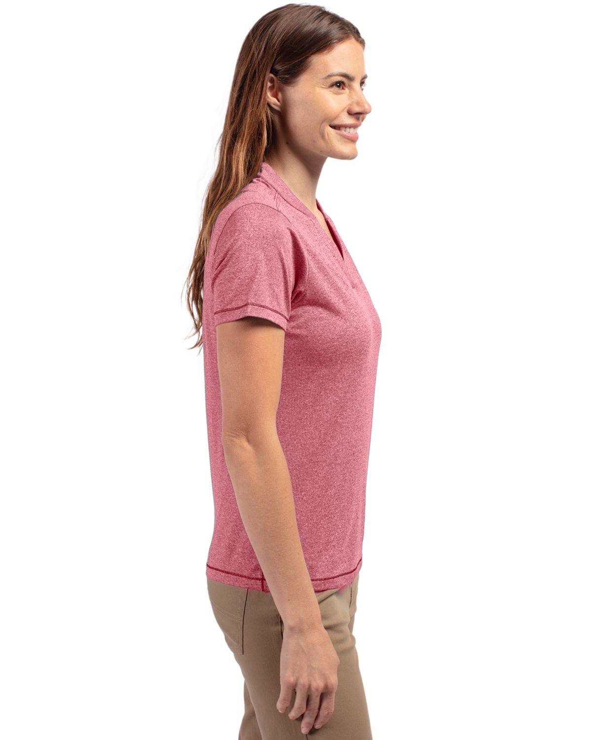 Forge Heathered Stretch Womens Blade Top