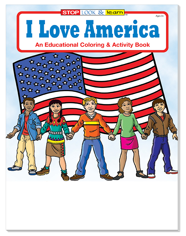 COLORING BOOK - I Love America Coloring & Activity Book 3