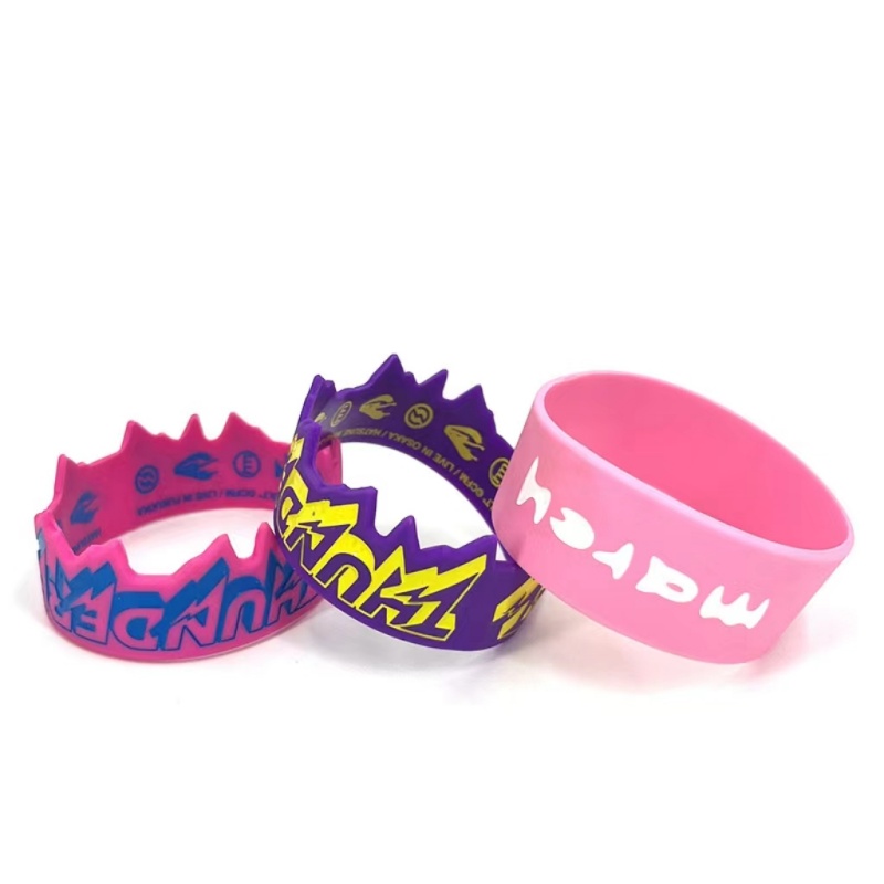 Screen Printed Silicone Wristband 4
