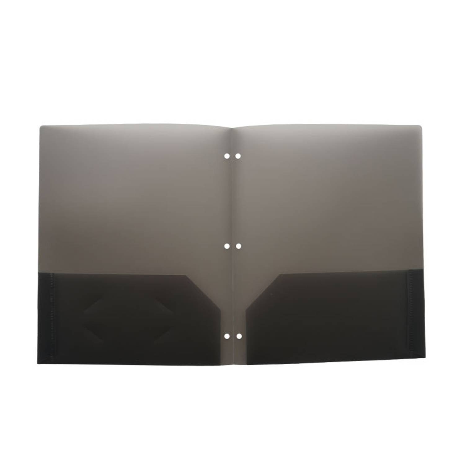 Letter Size Plastic 2-Pocket File Folder 8