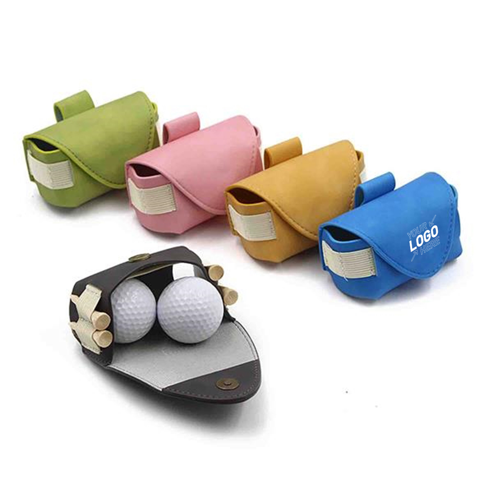 Golf Ball Case In Premium Synthetic Leather Lightweight 1