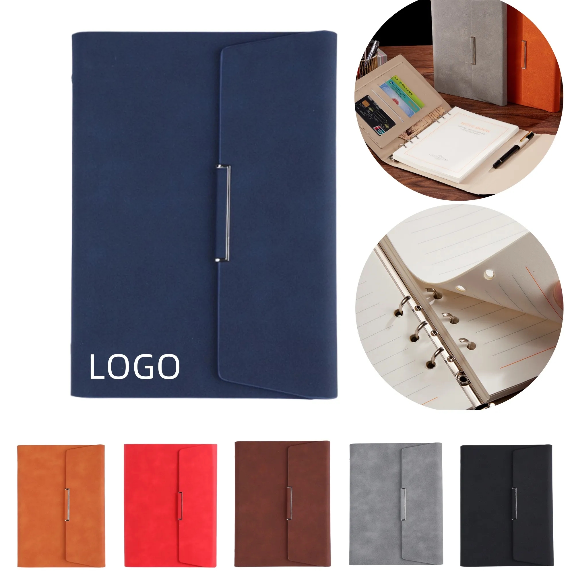 A5 6-Ring Binder Notebook Loose-Leaf For School Office