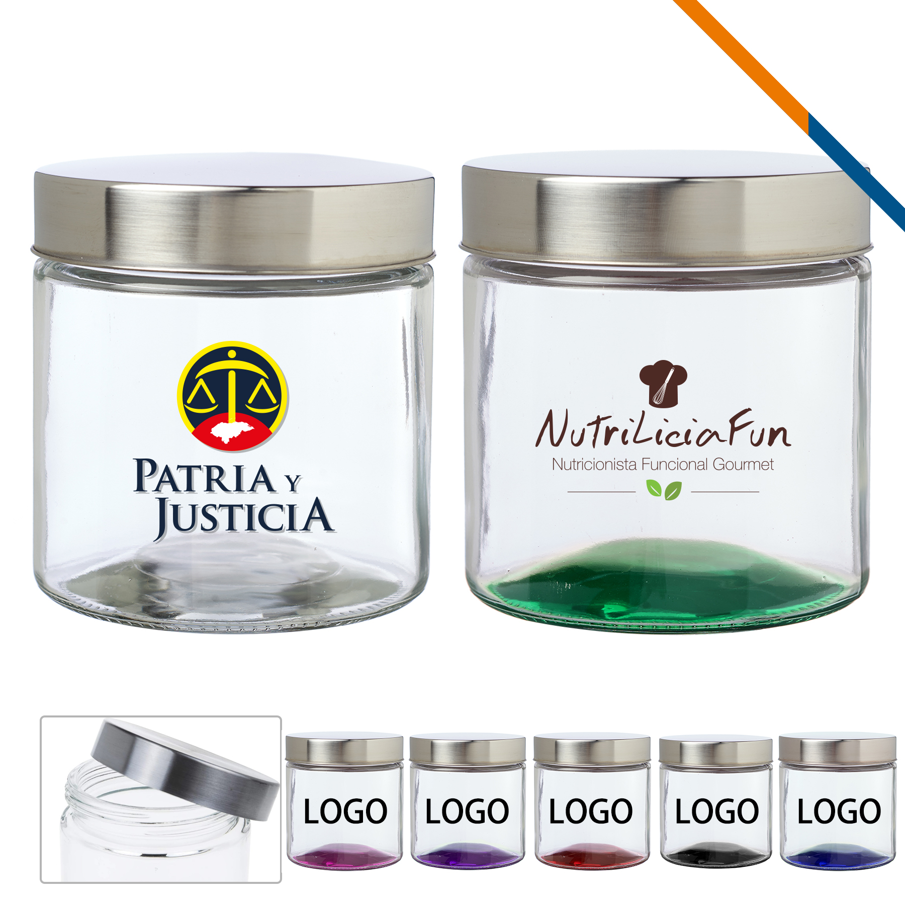 Pamela Glass Candy Jars - 27 OZ. 3