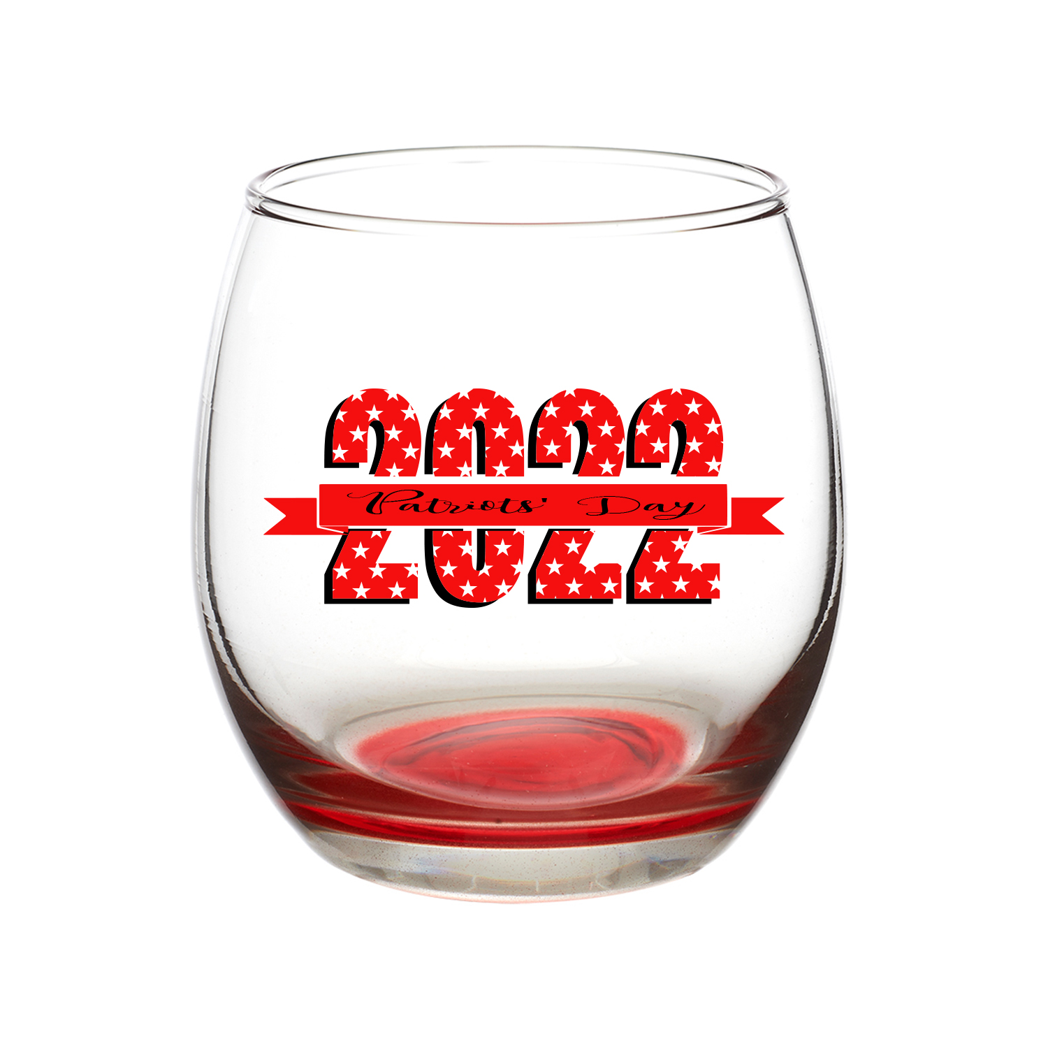 11.5 oz. Mikonos Stemless Wine Glass (2 Color Imprint) 4