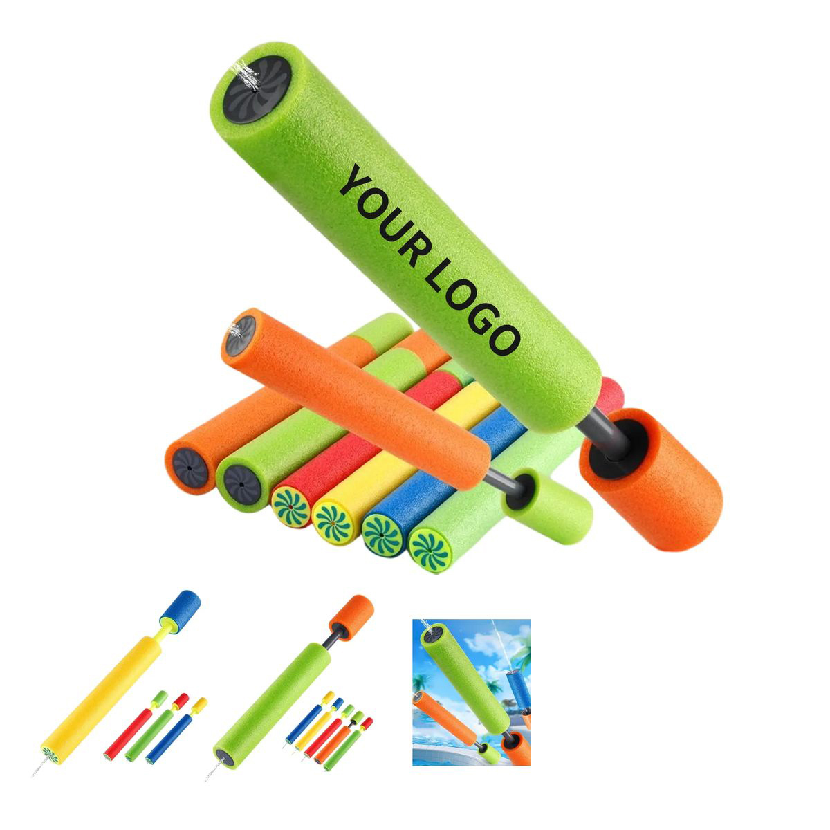 Soft Foam Water Gun with Long Reach 2