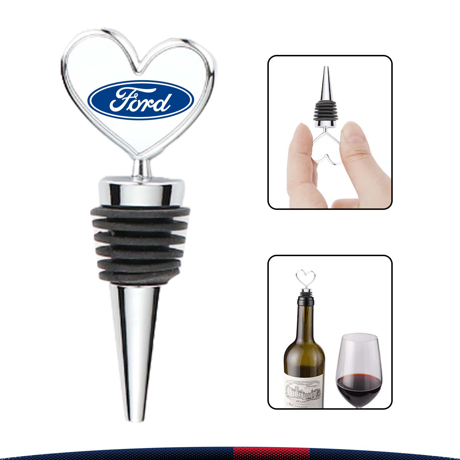 Heart-shaped Head Wine Stopper 3