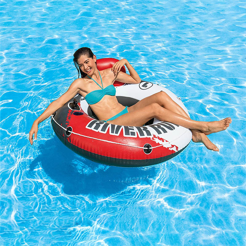 Inflatable Swim Seat Pool Float with Handles 3