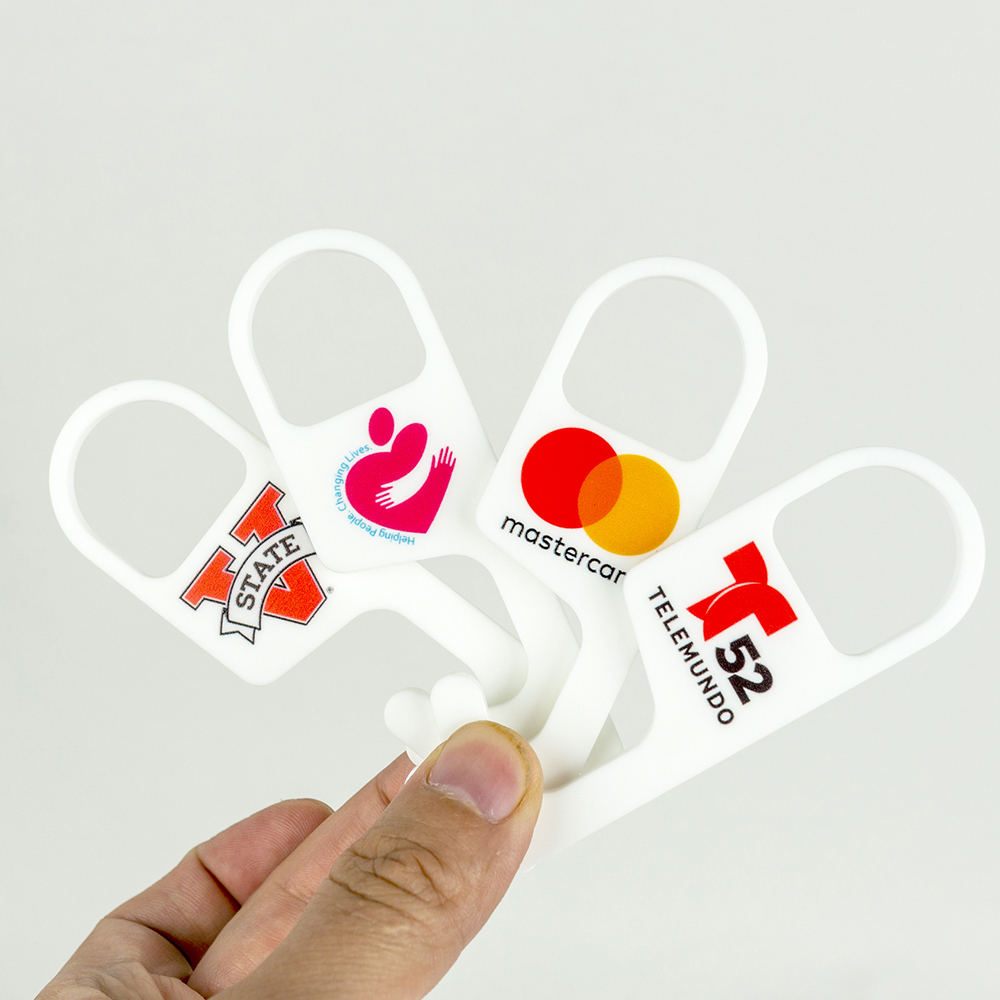 Full Color Safety Hands Free Acrylic Door Opener Tool 2