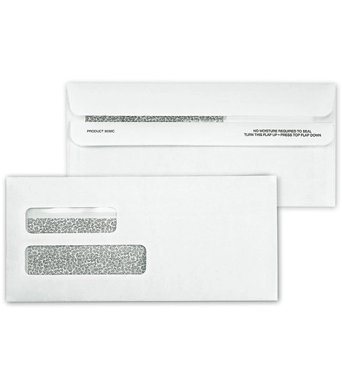 Envelopes, Self Seal, Double Window Confidential 2