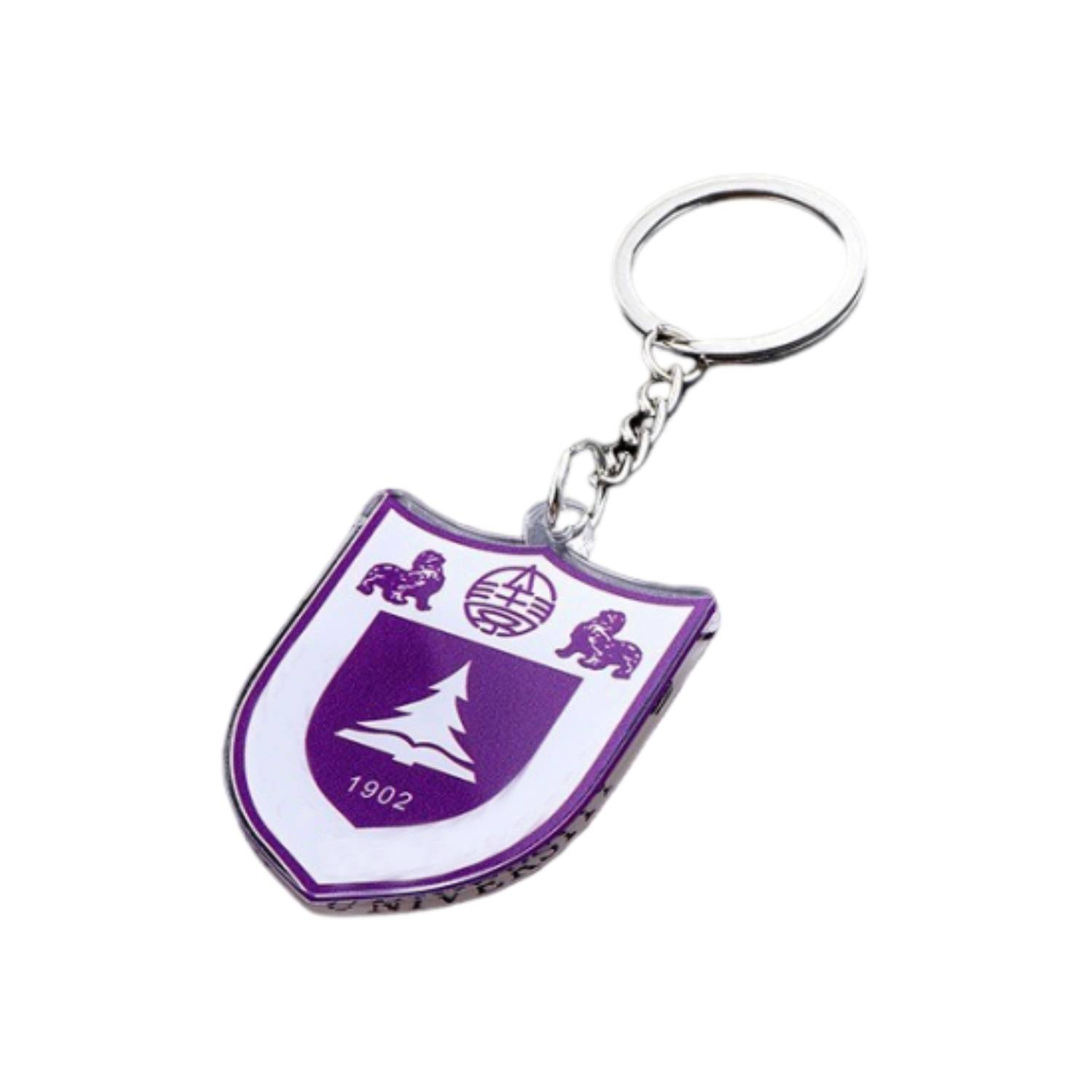 Shield Transparent Acrylic Keychain 2