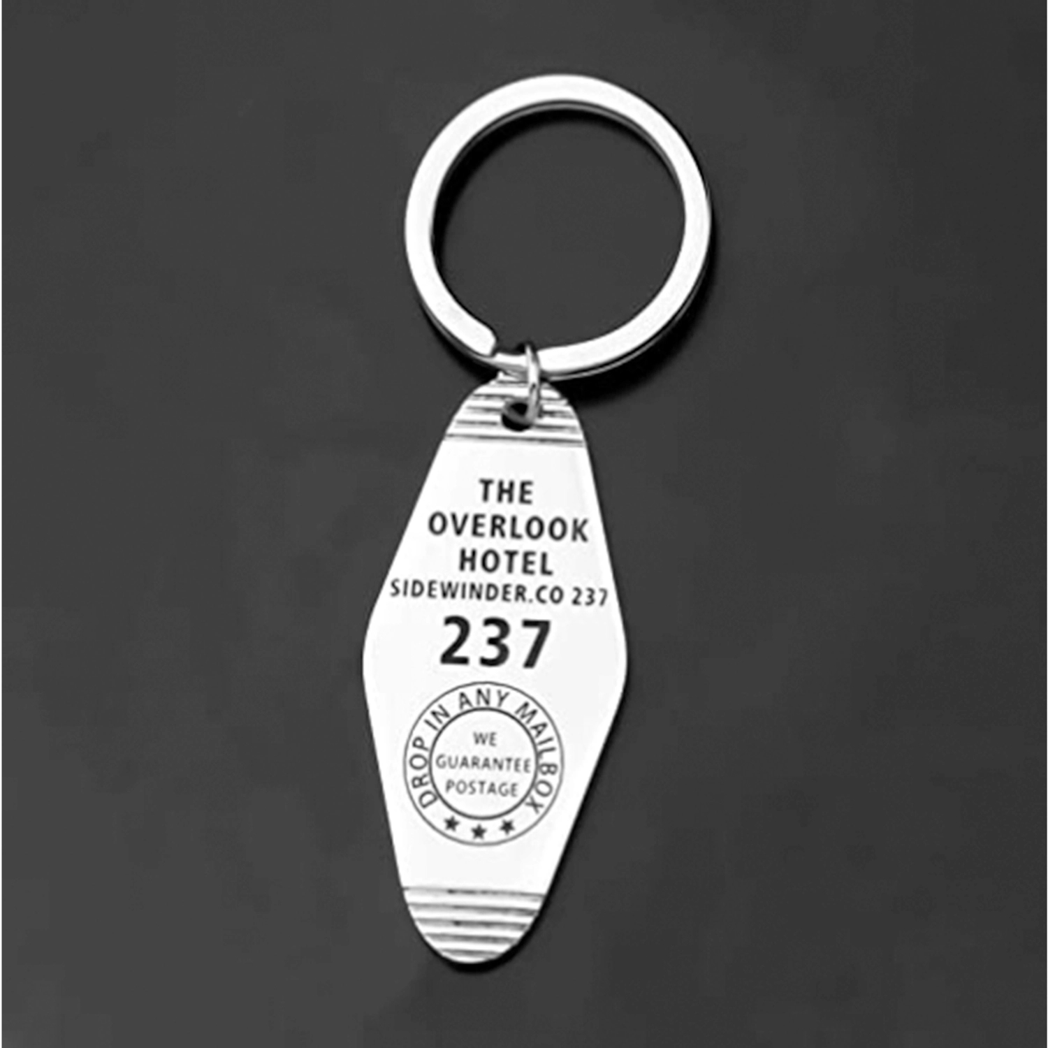 Keychain Hand Stamped Key Tag Hotel Motel Keytag 2