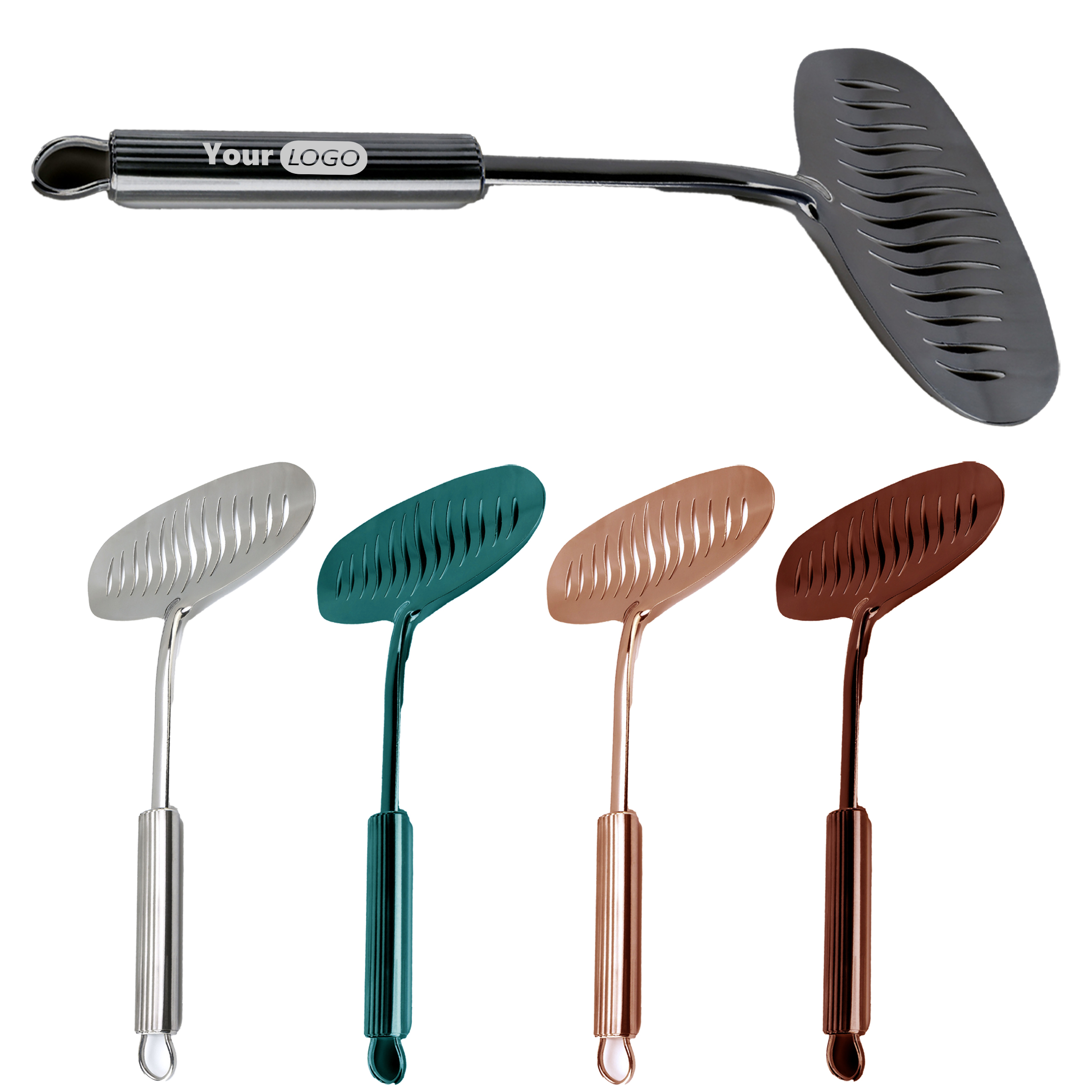 Stainless Steel Durable Fish Frying Shovel ?C Wide Design For Easy Flipping 2
