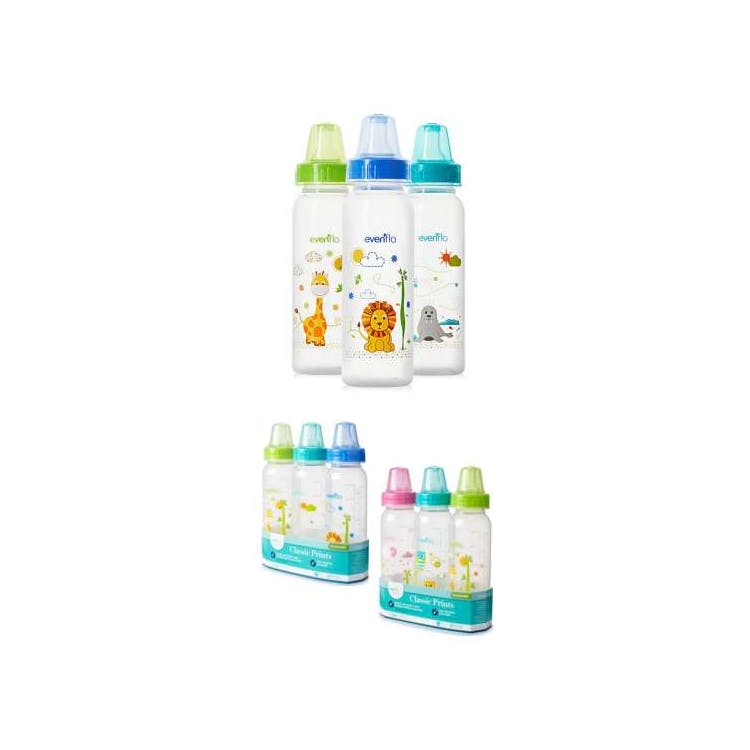 Evenflo Classic Prints Bottles 8oz 3pk 2