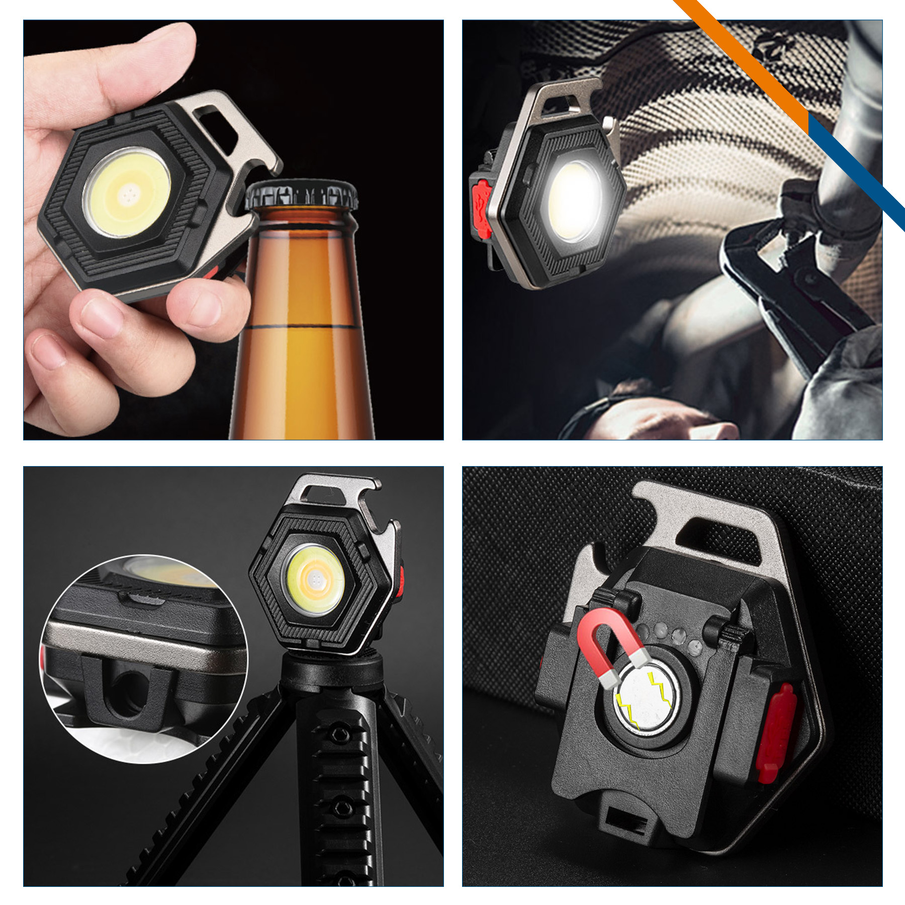 Shauk COB Flashlight 2