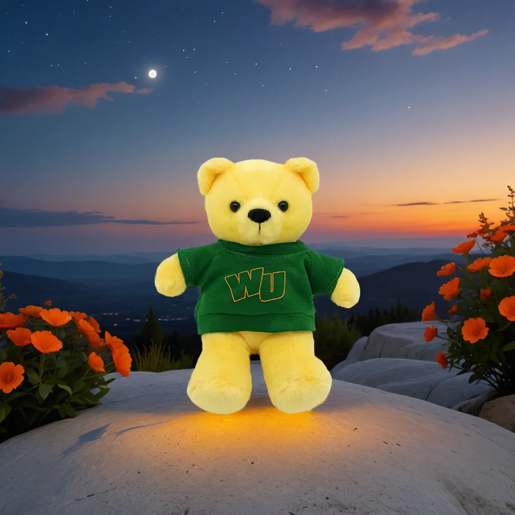 7" Yellow Beanie Bear 5
