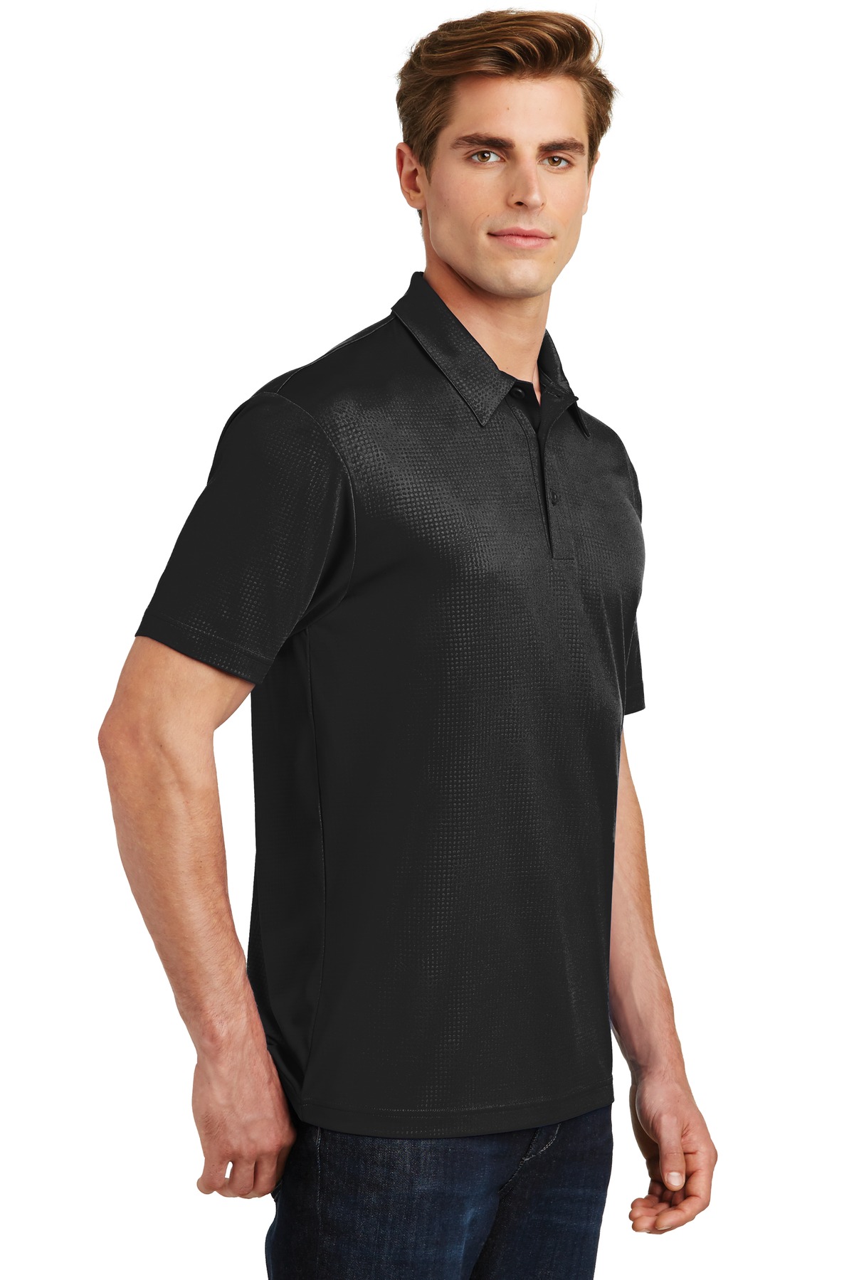 Embossed PosiCharge Tough Polo