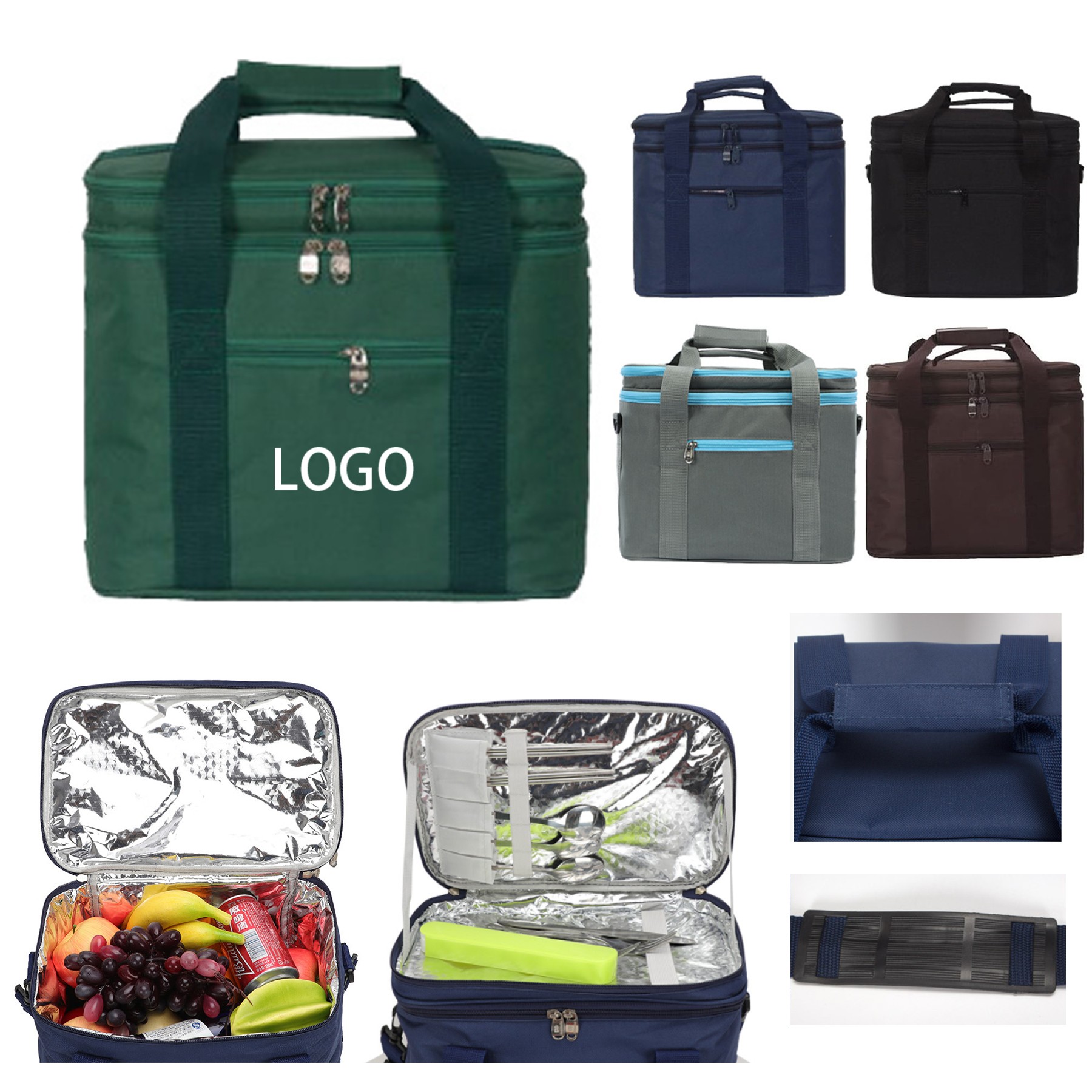 18L Double Decker Compartment Cooler Bag