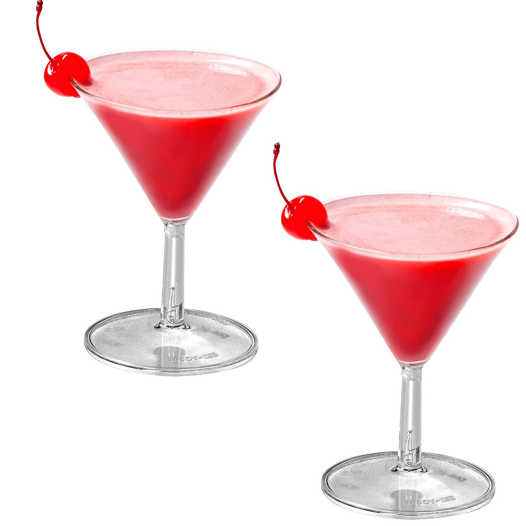 2oz Mini Dessert Cups Plastic Cocktail Glasses 3