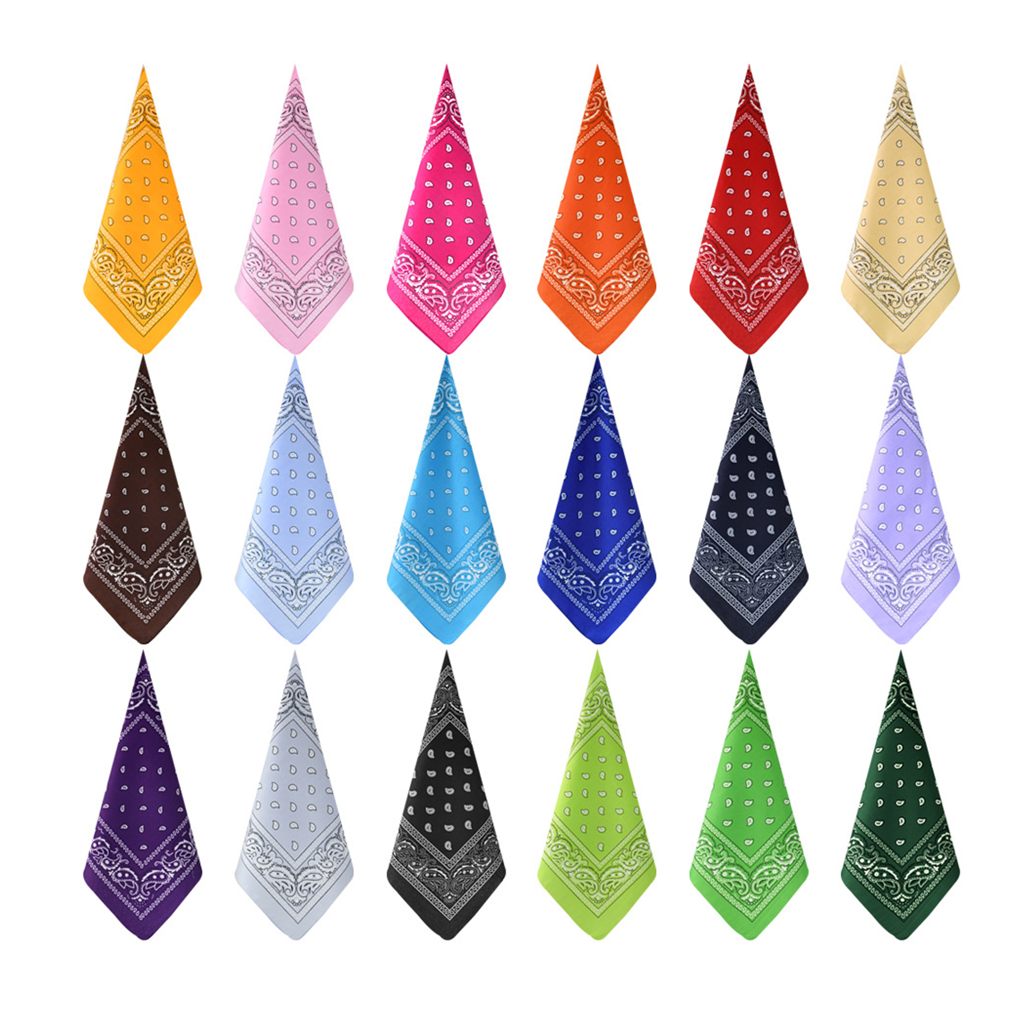 Custom Printed Polyester Handkerchiefs 3
