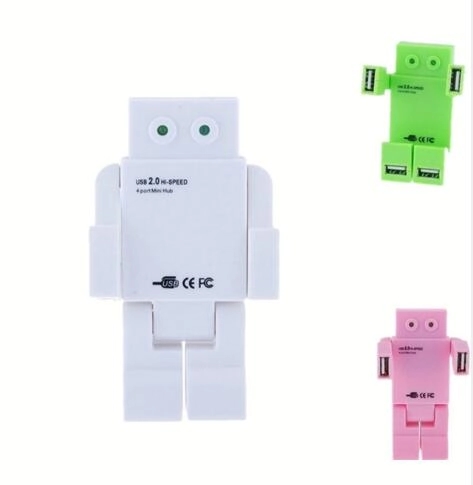 Robot shape 4 in 1 ethernet hub 1
