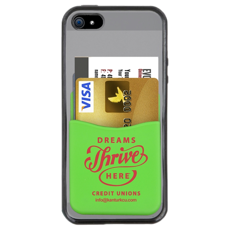 "Banker" Soft Silicone Cell Phone Wallet 22