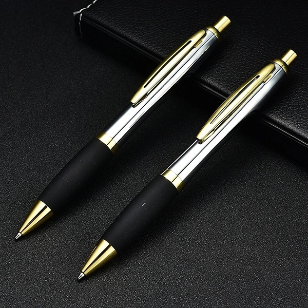Santorini metal pen with silver barrel 3