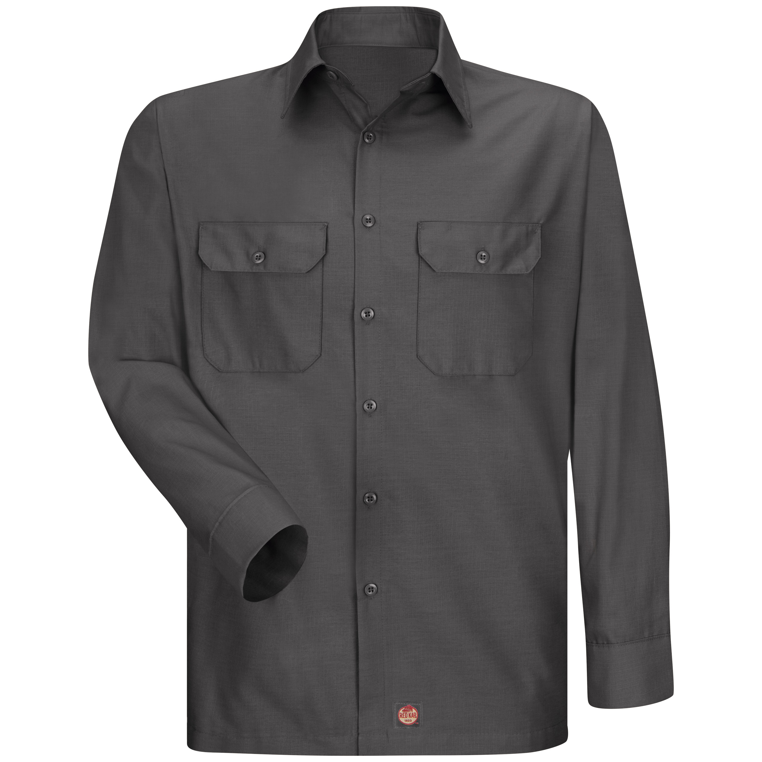 Red Kap® Men's Long Sleeve Solid Rip Stop Shirt 2