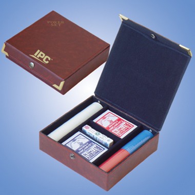 Poker Set w/2-Card Decks, 5 Dice, & Casino Chips 2