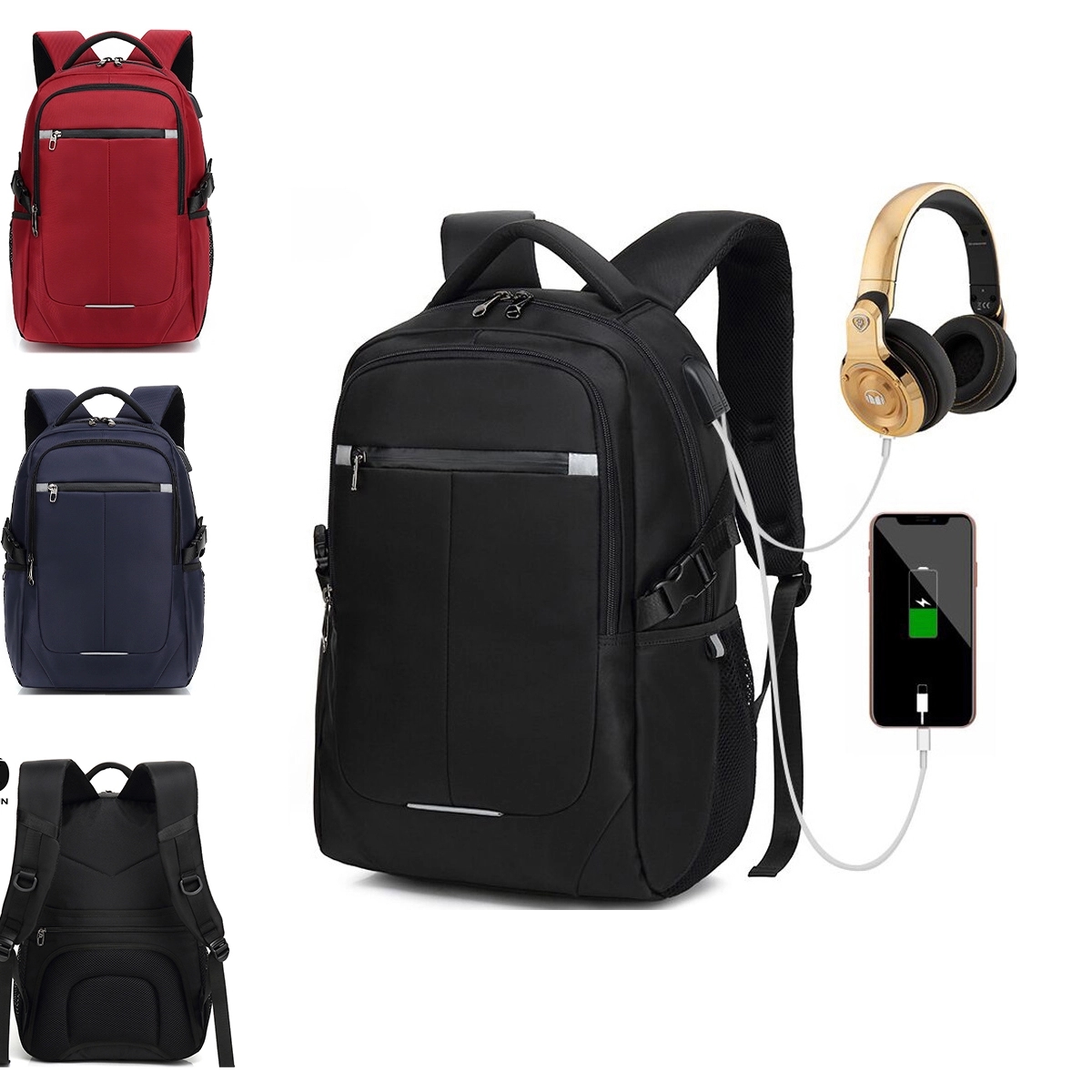 Waterproof Backpack With Usb Charging 3