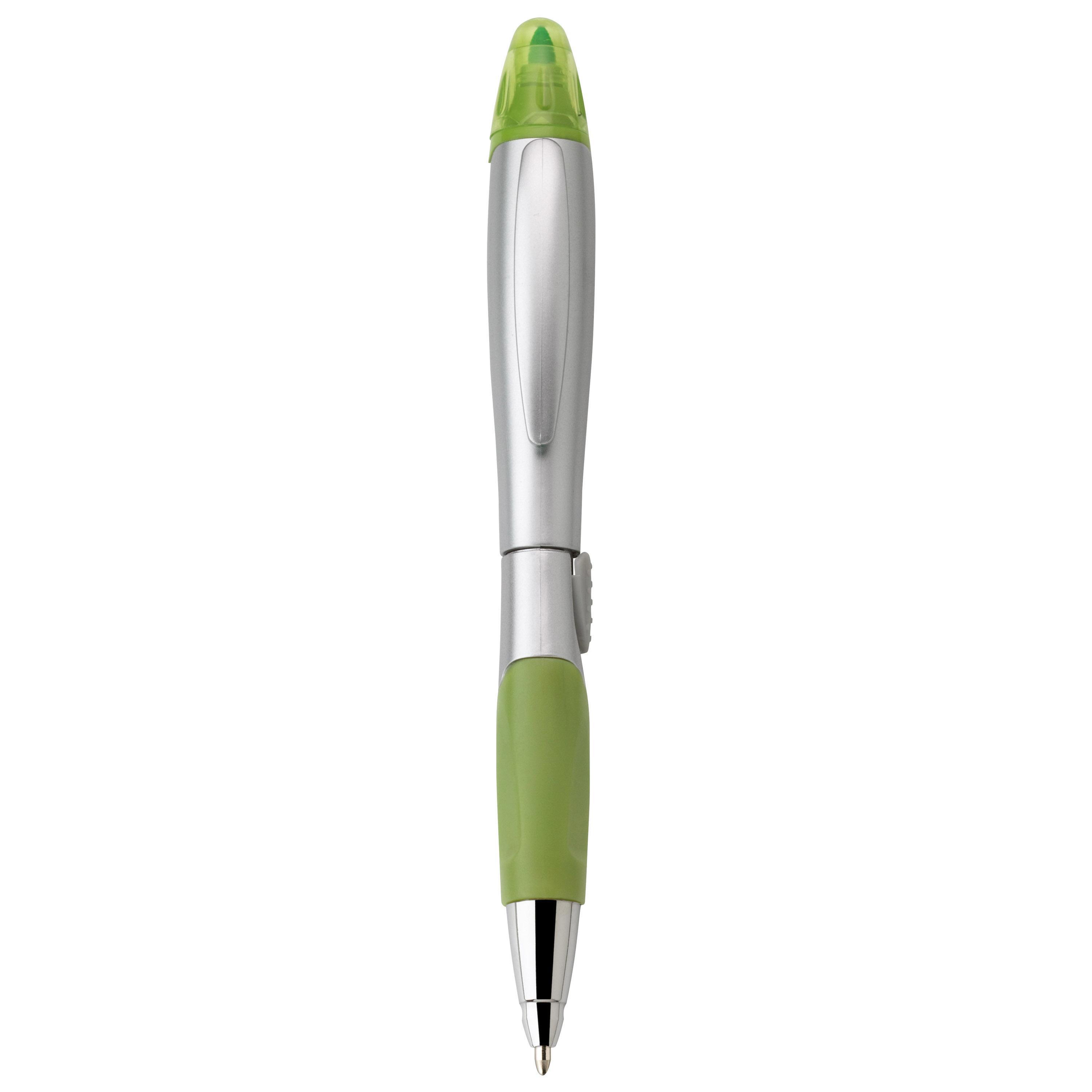 Silver blossom ballpoint penhighlighter 66