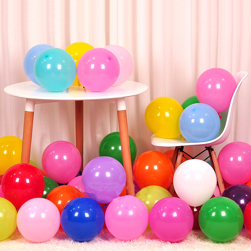 10inch Glossy Metal Pearl Latex Balloons Thick Chrome Metallic Colors Inflatable Air Balls Globos 3