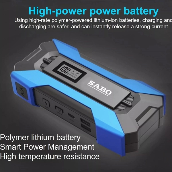All in One Emergency Vehicle Tool 12V Car Jump Starter 3