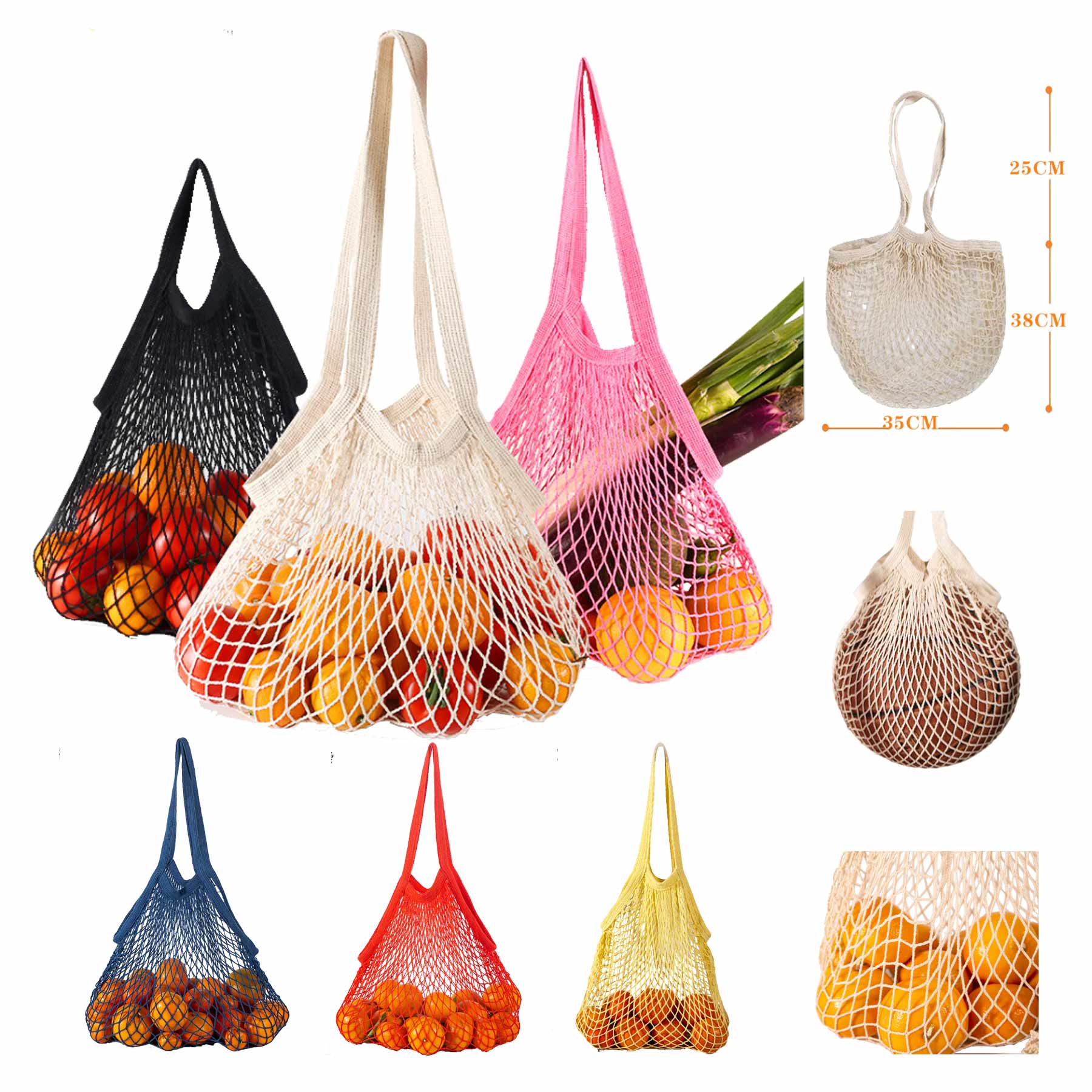 All Cotton Environmental Mesh Shopping Bag 1
