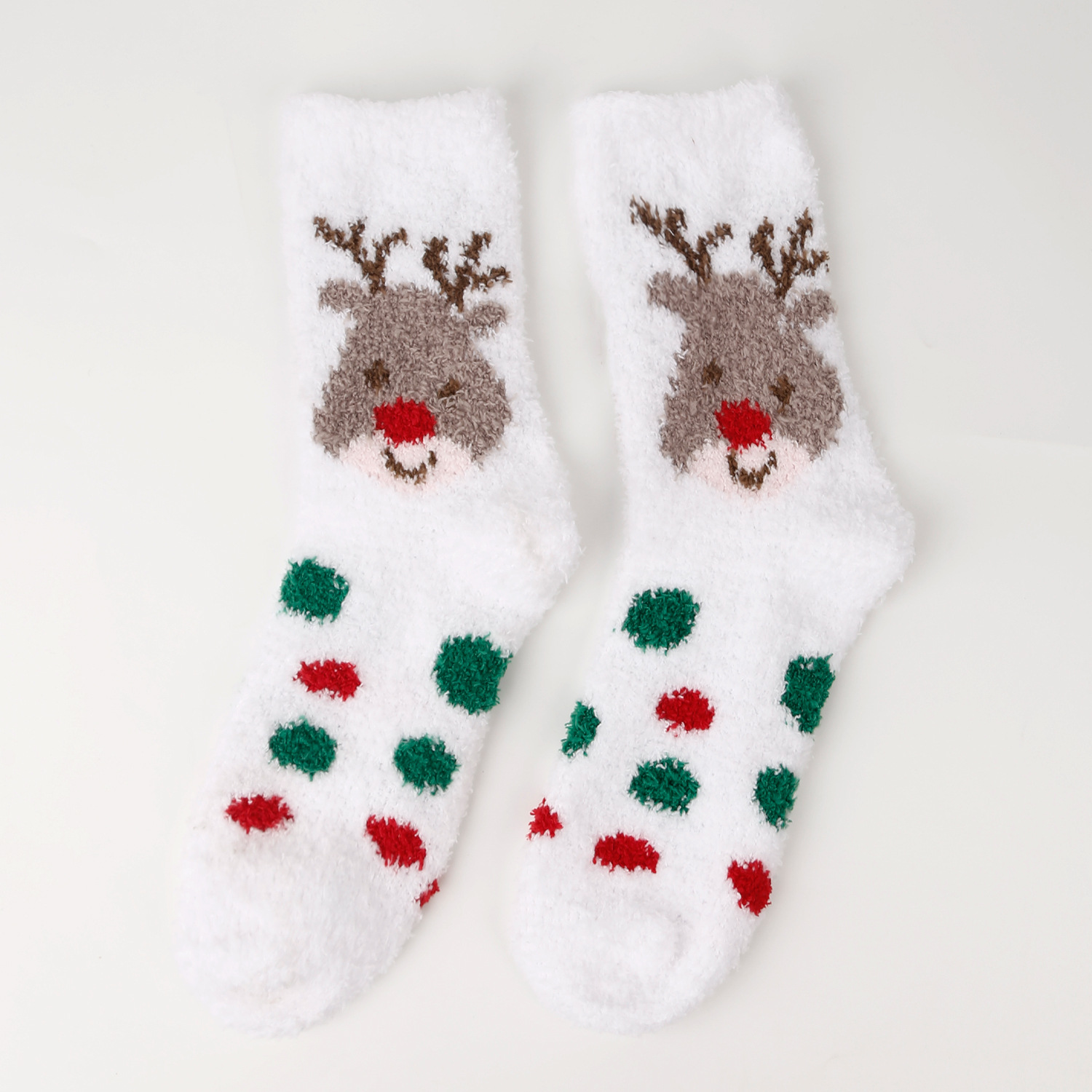 Christmas Socks Fuzzy Feet Socks 4