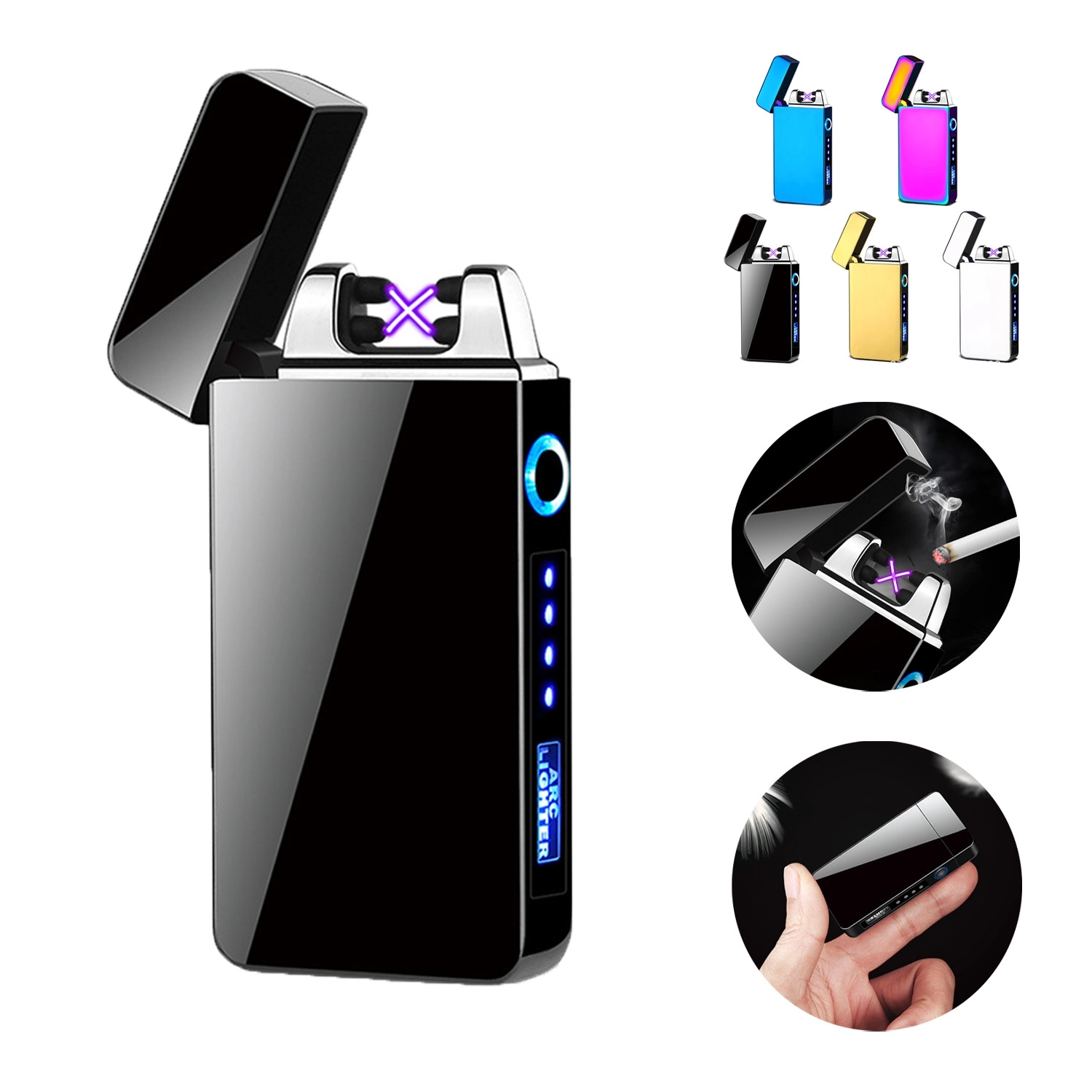Chargeable Flameless Arc Lighter 3