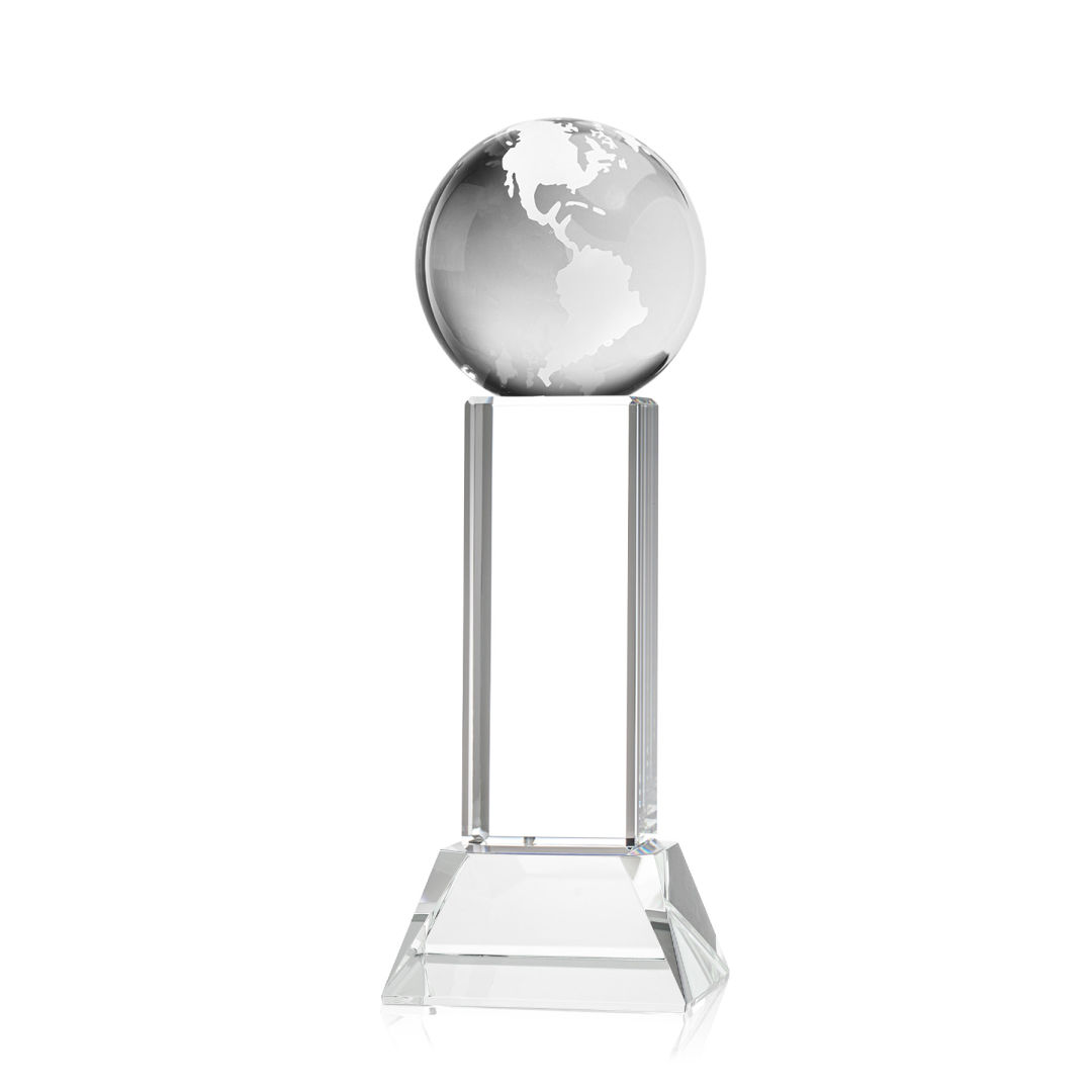 Globe Award on Stowe Base - Clear 7