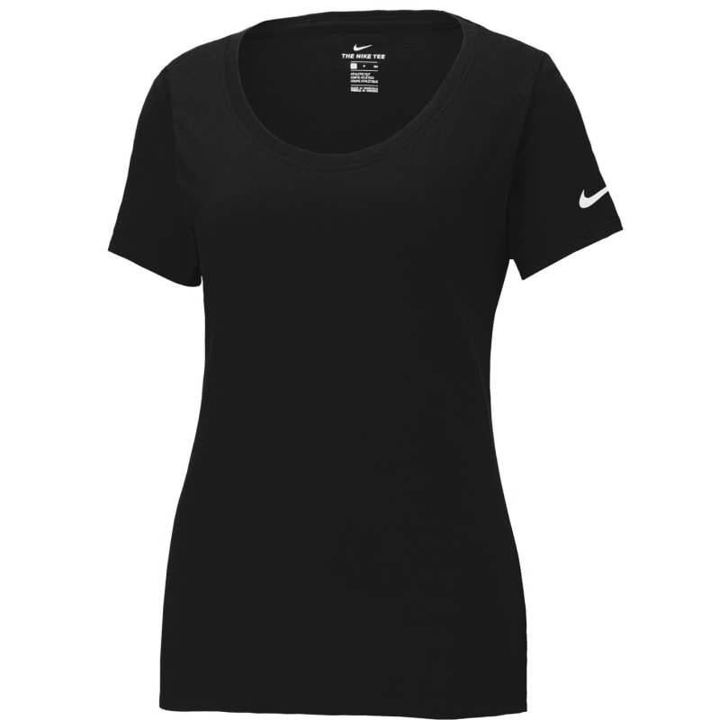 Nike Ladies Dri-FIT Cotton/Poly Scoop Neck Tee. 5