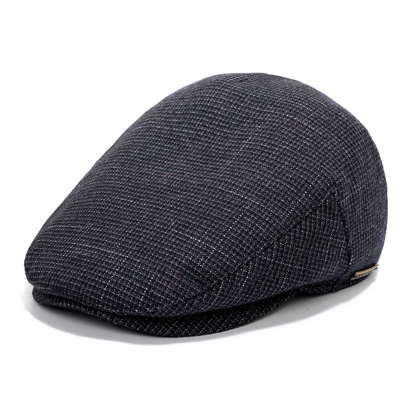 Men's Flat Caps Ivy Newsboy Hat Cabbie Hunting Cap w/Hidden Ear Flaps 4