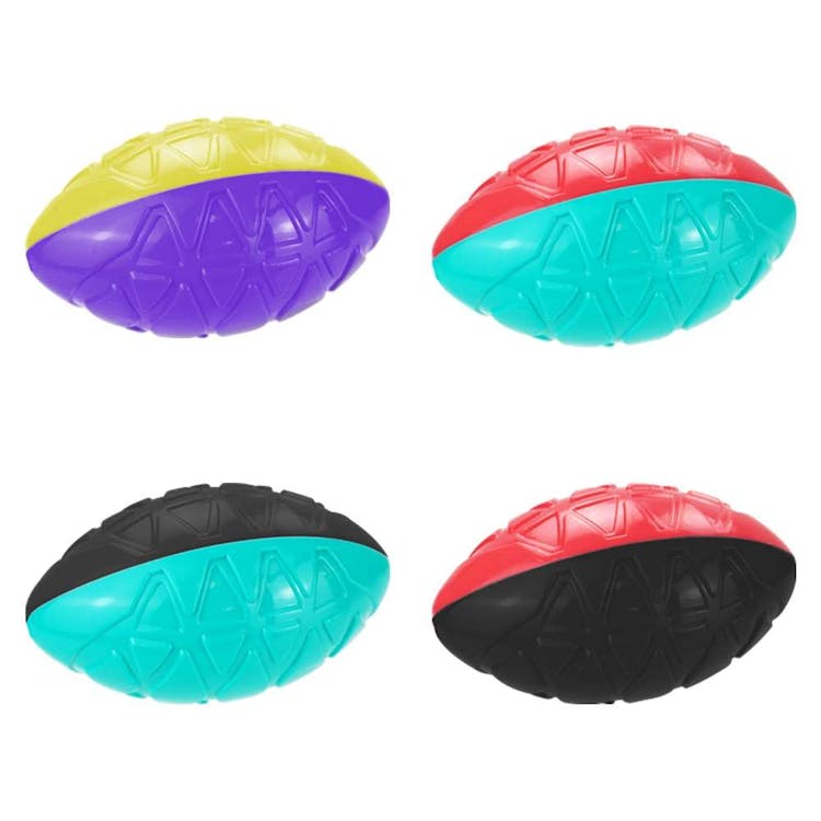 Pet Chew Football - Assorted Colors 4.7x7" 1