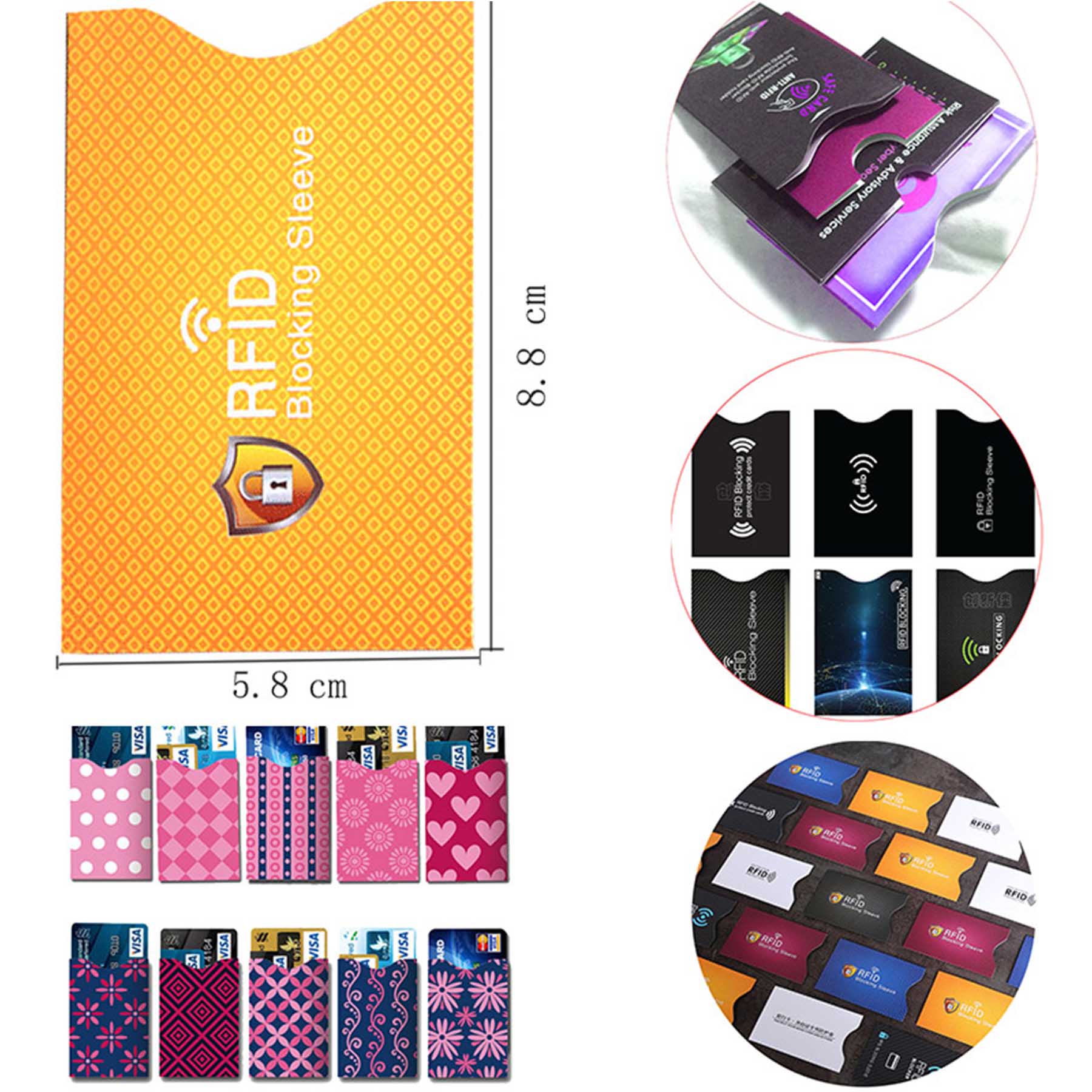 Anti-theft Brush RFID Card Cover 2