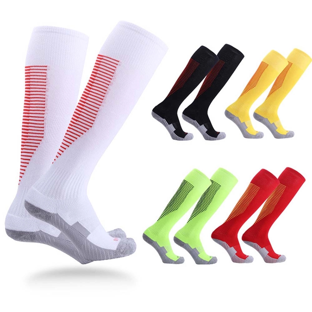 Stripe Knee High Athletic Crew Socks 6