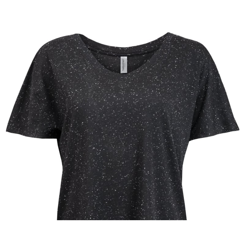 Threadfast Apparel Ladies' Triblend Fleck Short-Sleeve V-Neck T-Shirt 5