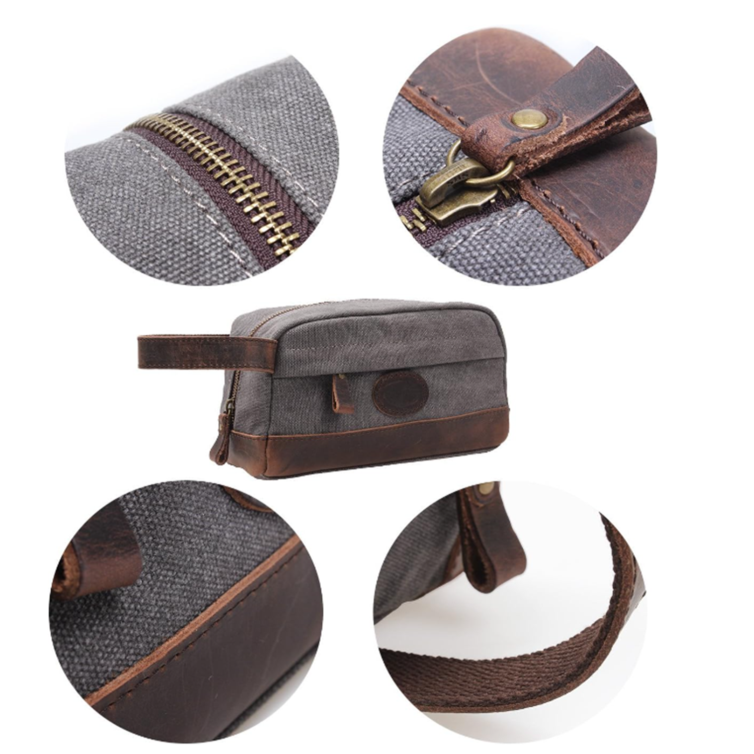 Canvas Travel Dopp Kit 5