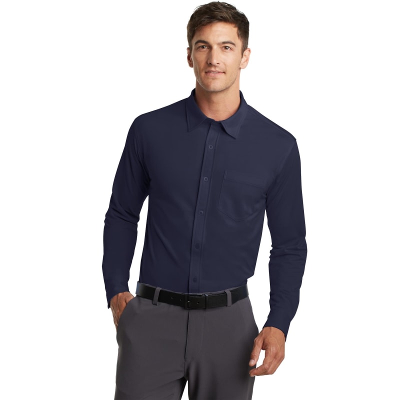Port Authority Dimension Knit Dress Shirt. 39