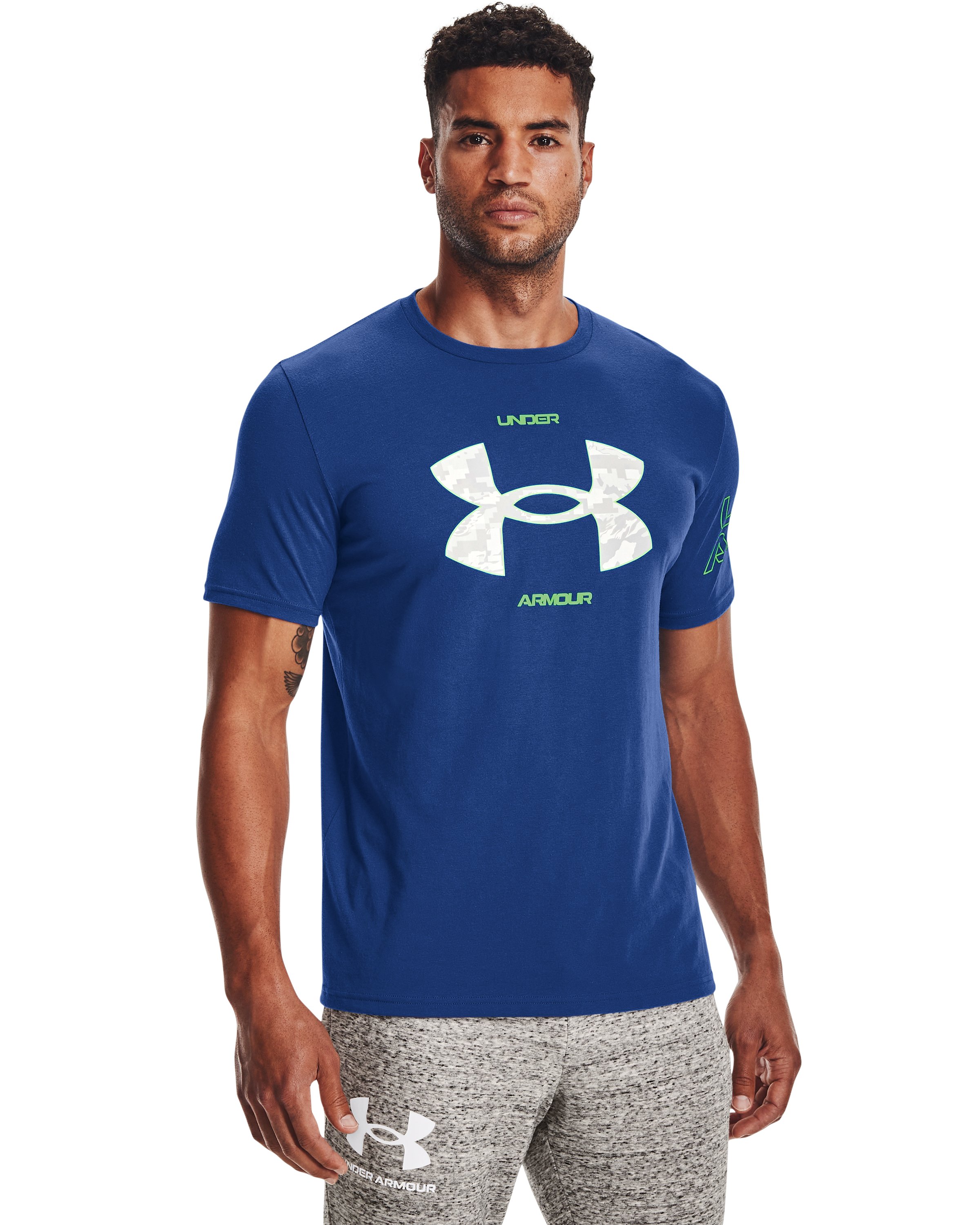 UA ABC Camo Fill Logo Men's Short Sleeve 3